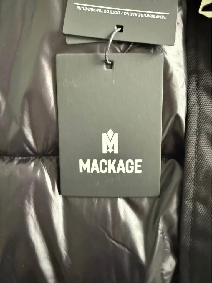 BNWT - Mackage Woman’s Kelsie Black Winter Jacket (Medium) image indicator(9)