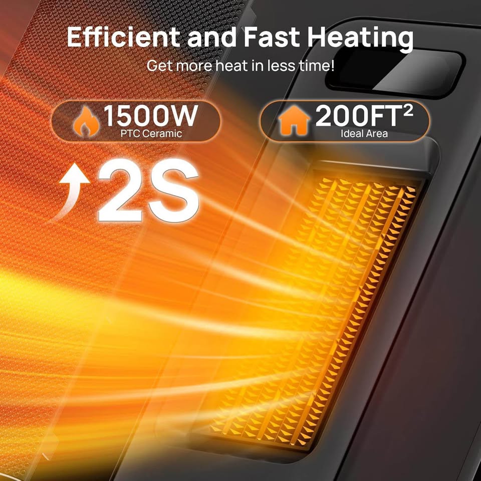 BNIB Wi-Fi Smart Indoor Space Heater with Remote - photo 3