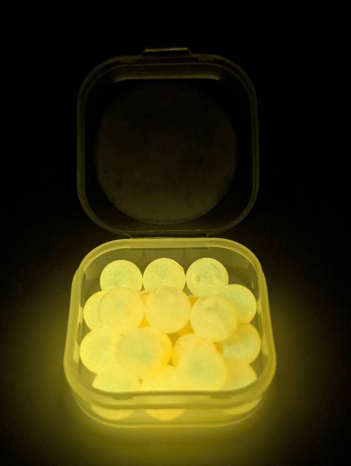 Peach glow beads for steelhead and salmon fishing - photo 2