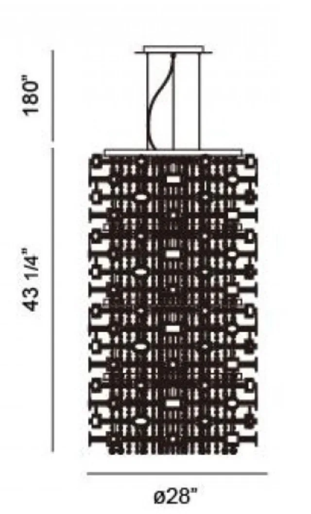 Mica Collection 12-Light Pendant chandelier image indicator(2)