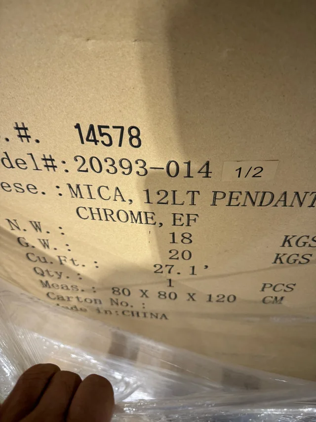 Mica Collection 12-Light Pendant chandelier image indicator(5)