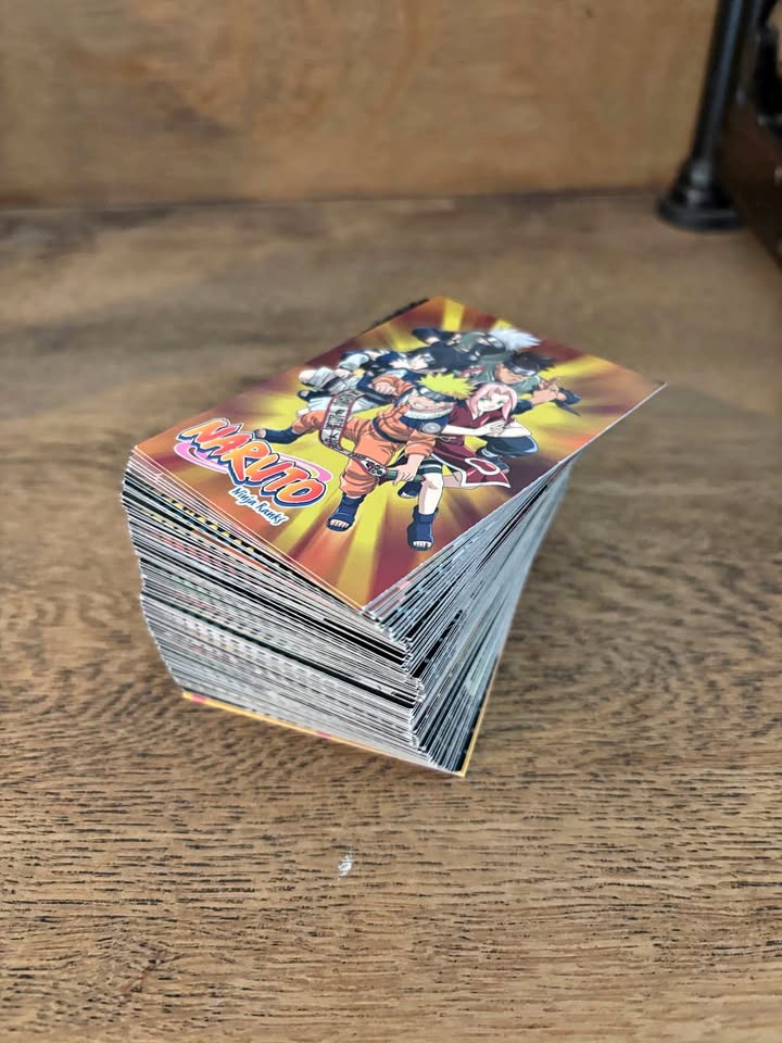 Naruto Ninja Ranks Trading Cards 137 total, 68/72 card set