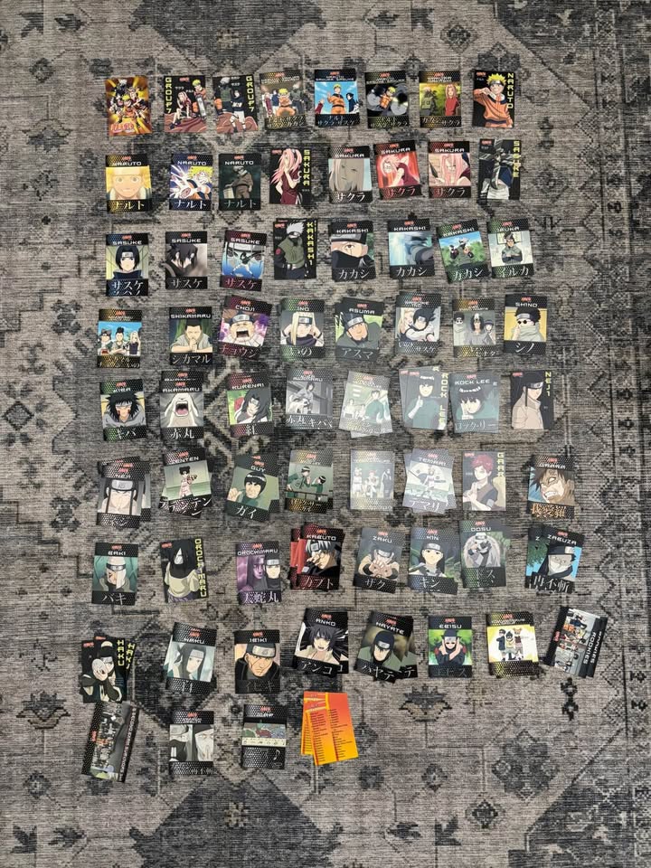 Naruto Ninja Ranks Trading Cards 137 total, 68/72 card set - photo 2