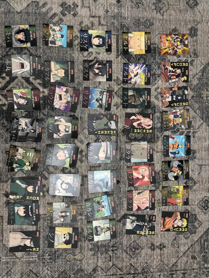 Naruto Ninja Ranks Trading Cards 137 total, 68/72 card set - photo 3