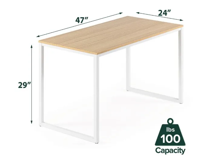 Zinus Jennifer 47 inch Computer Office Desk, Dining Table, Multi image indicator(3)
