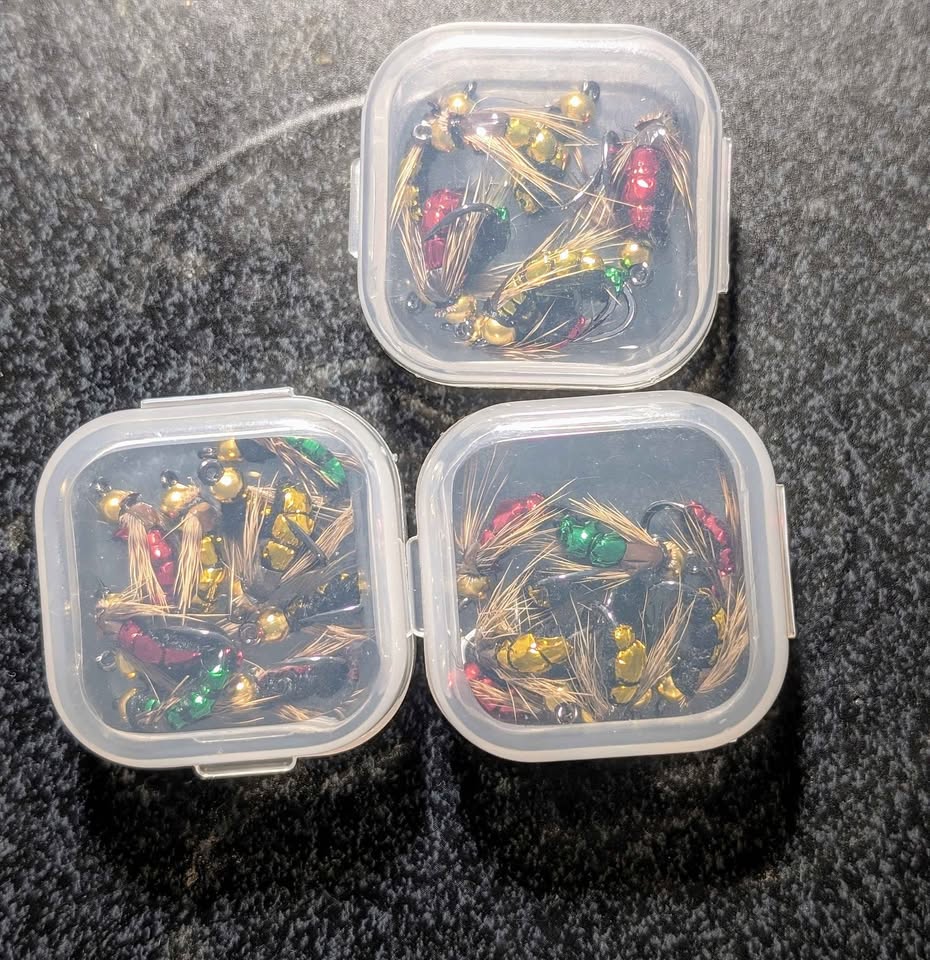 10 PCs fly box for salmon and steelhead fishing - photo 2