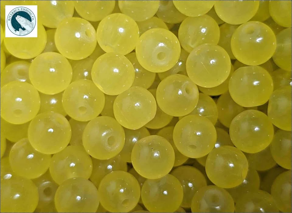 Citrusburst beads for steelhead fishing