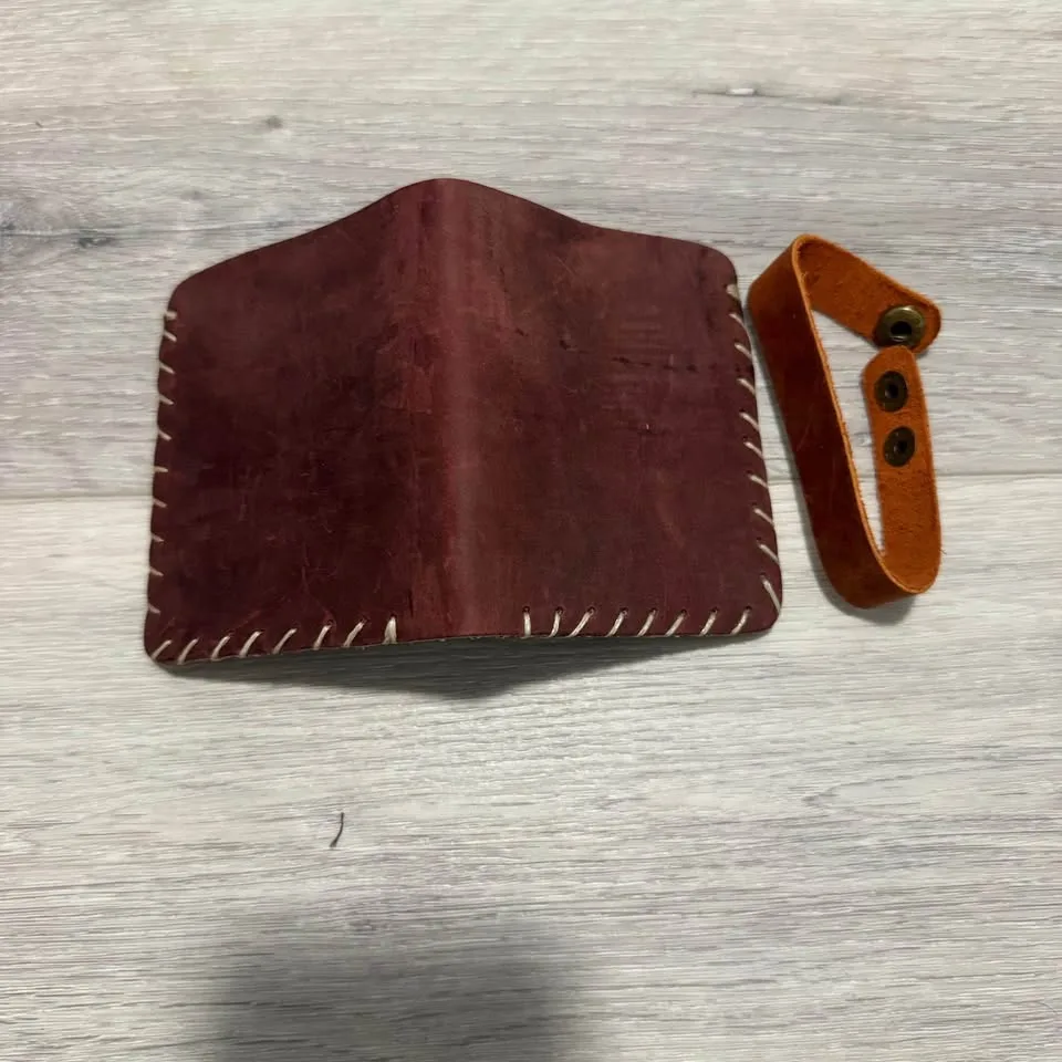 Handmade Leather Small Wallet image indicator(5)