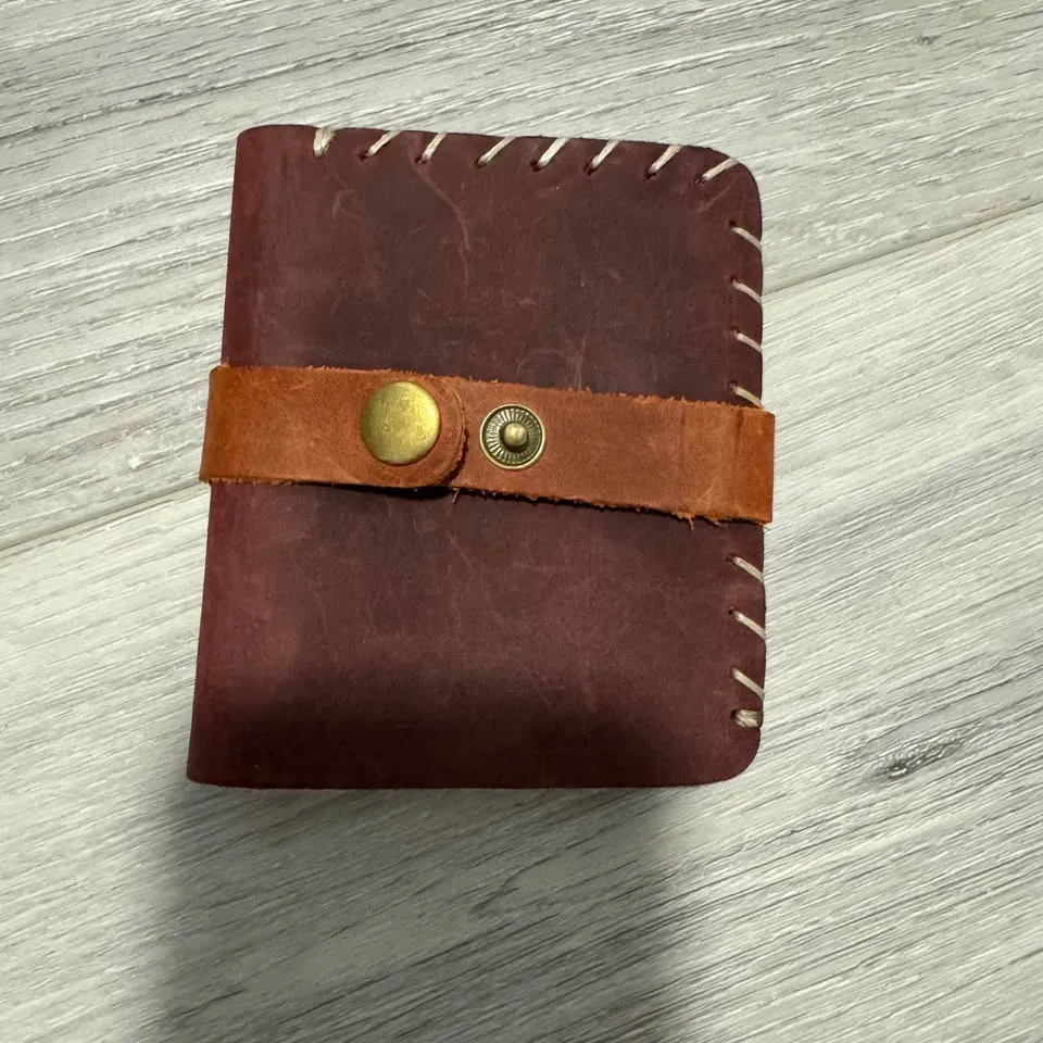 Handmade Leather Small Wallet image indicator(8)