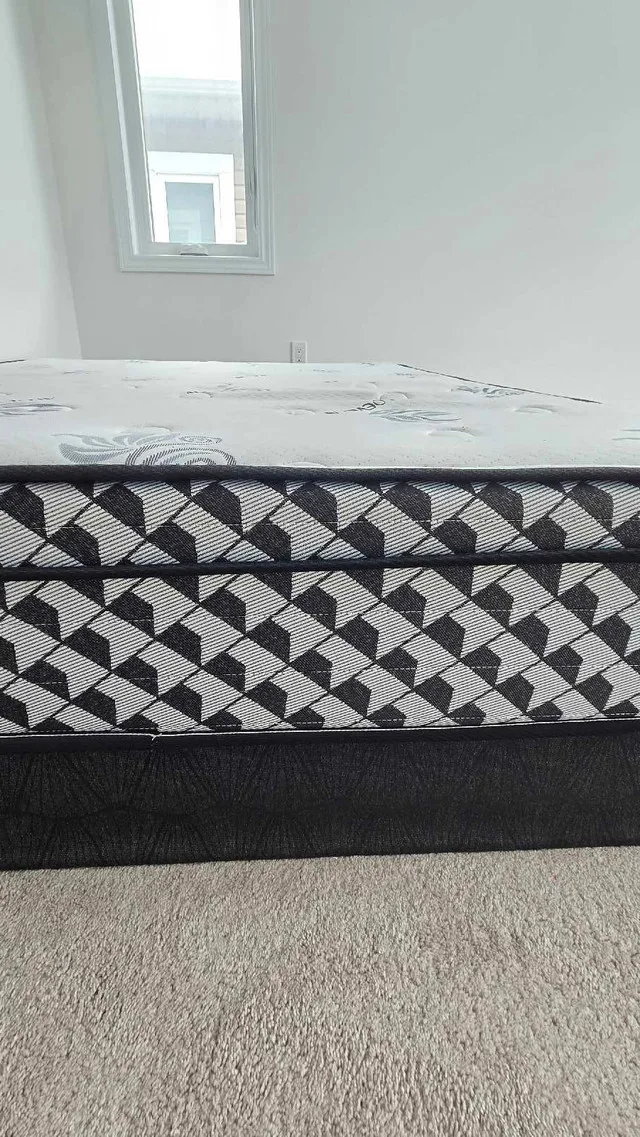 Top quilted Aloevera Queen Mattress + Box Spring image indicator(2)