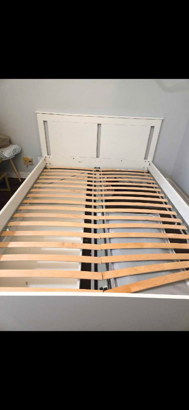 IKEA WHITE QUEEN Bed Frame