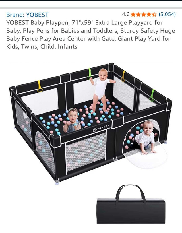 YOBEST Baby Playpen