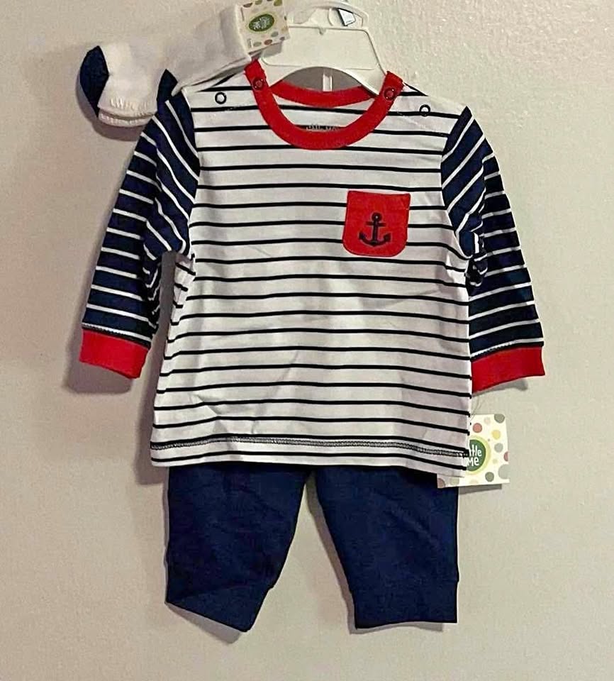 BABY 3PC SUITE ($30) SIZE: 6 MONTHS