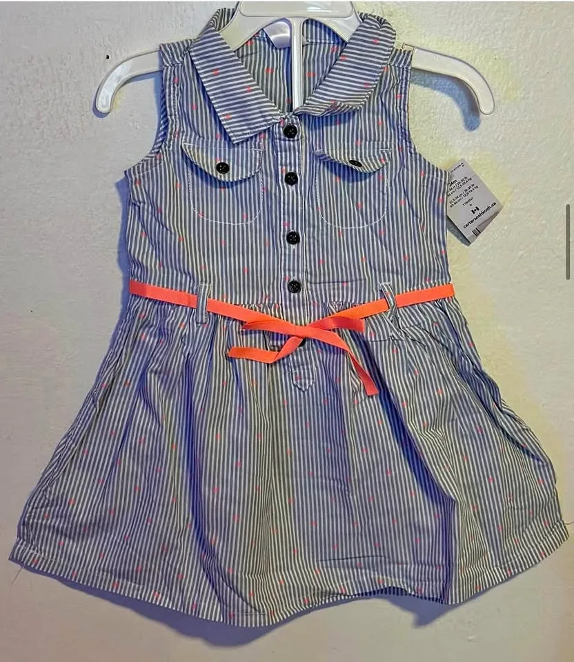 GIRLS DRESS SET(2PC) SIZE: 24 MONTHS PRICE:$25 thumbnail