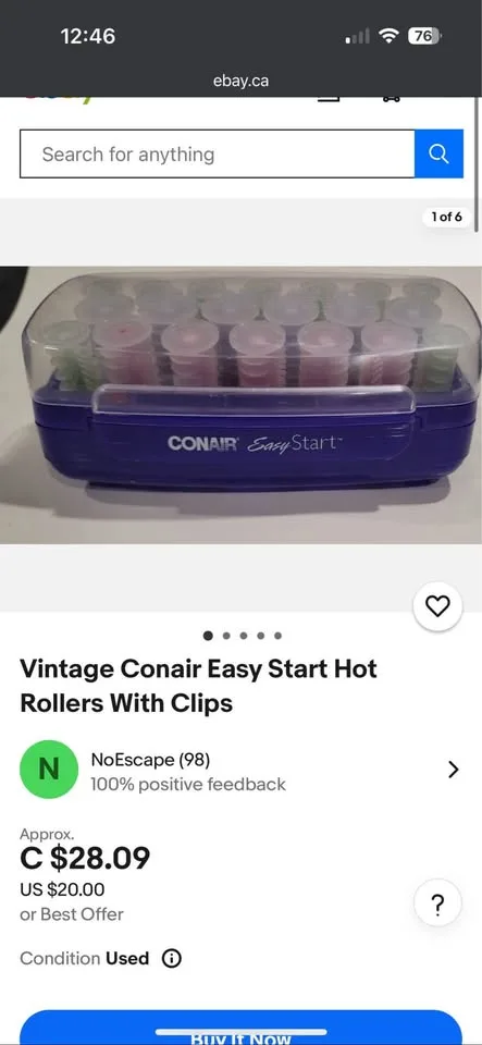 Con air easy start hot curlers image indicator(3)