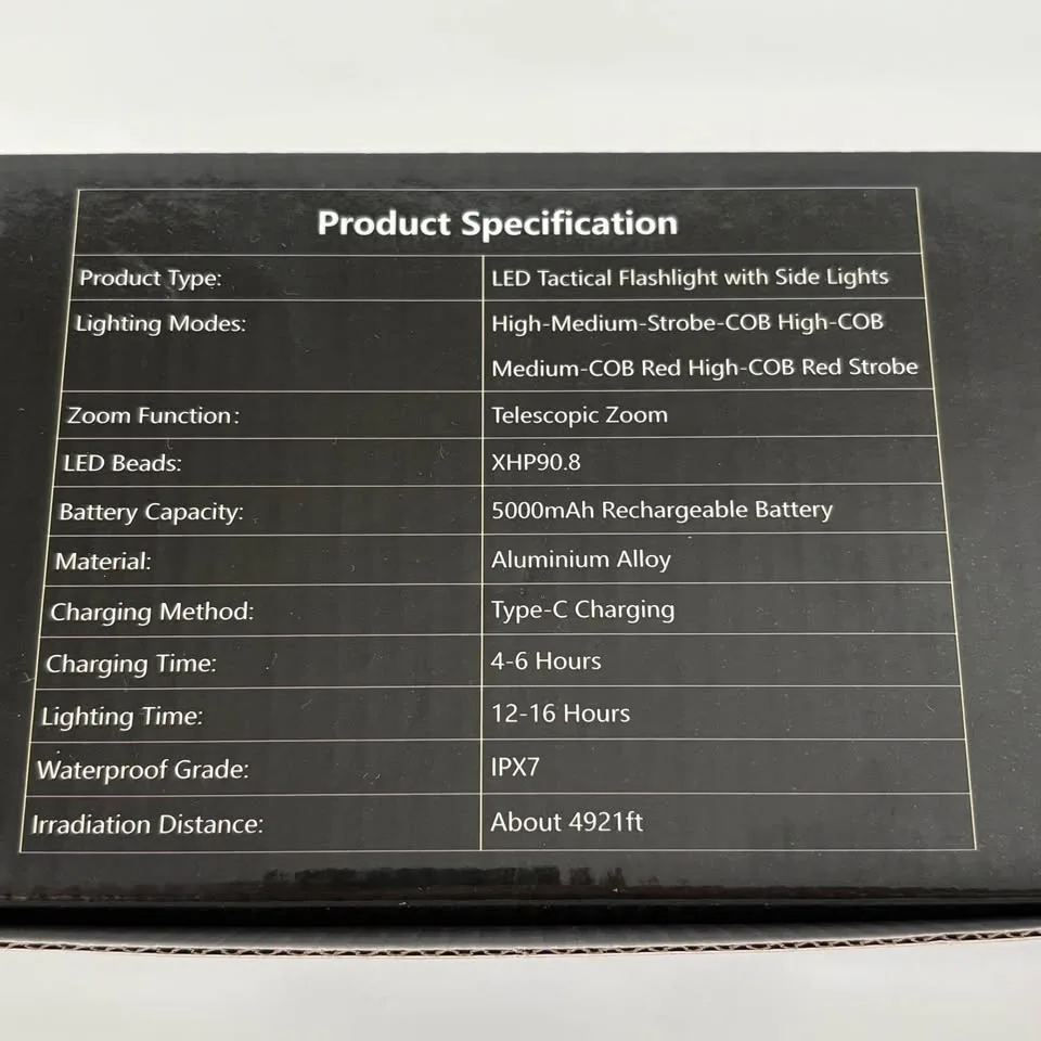 NEW - Tactical Flashlight/Lantern/Charger image indicator(3)