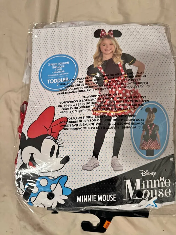 Kids mini mouse halloween costume -3 years