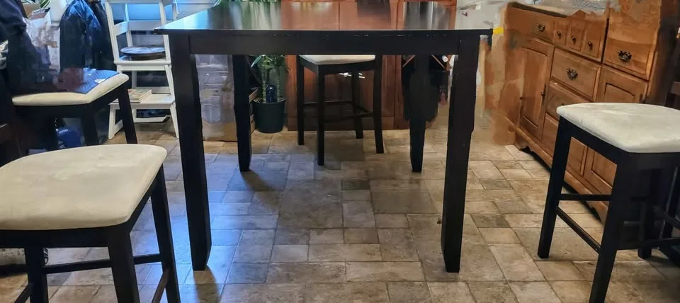 Bar Height Table & 4 Chairs - Espresso image indicator(2)