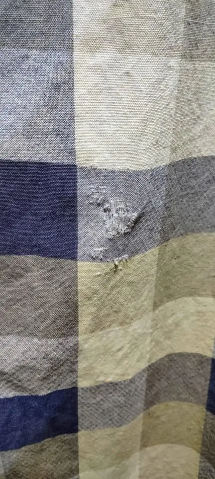 Curtains 2 sets Navy and pale yellow image indicator(5)