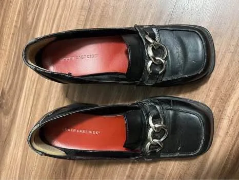 Vintage 90s loafers platform Mary Jane shoes size 8-8.5 image indicator(5)