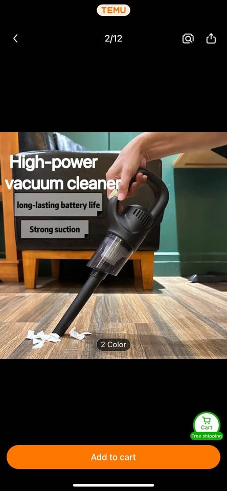 Vacuum cleaner,wireless restraint w/ 2 batteries. Brand new - photo 2
