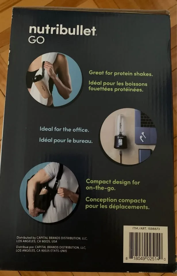 Portable blender. Great quality and Brand New Nutribullet GO, 2p image indicator(4)