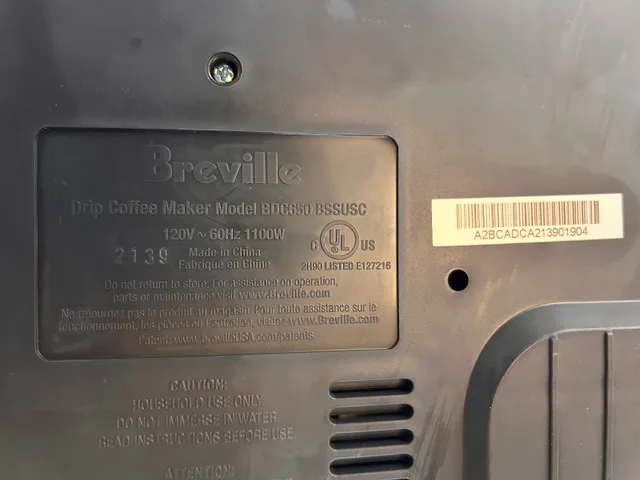 Breville Coffee Maker w/ Grinder BDC650 image indicator(8)
