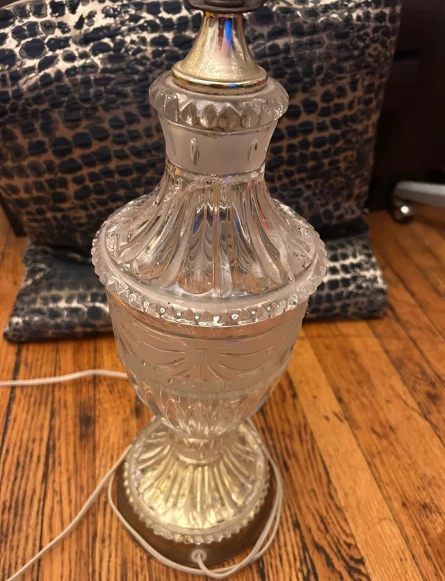 Vintage 1960s Zaječar Table Lamp Hollywood Regency Style image indicator(3)