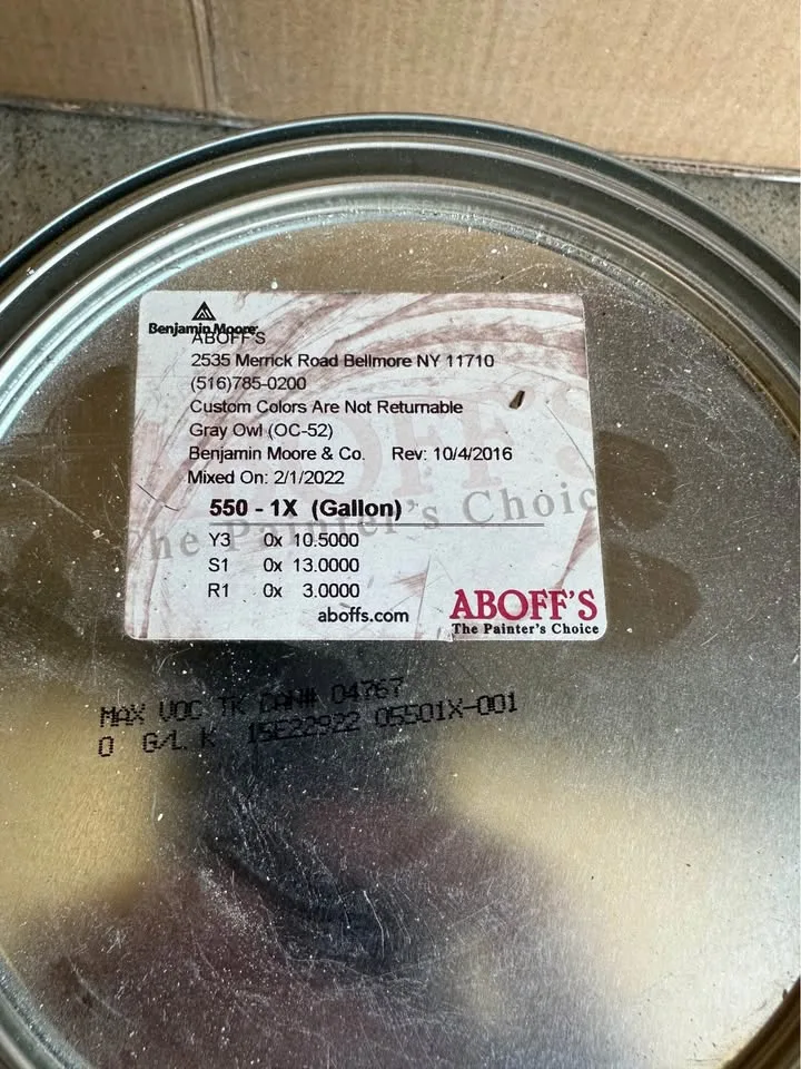 Benjamin Moore Regal Select Pearl Gray Owl OC-52 image indicator(2)