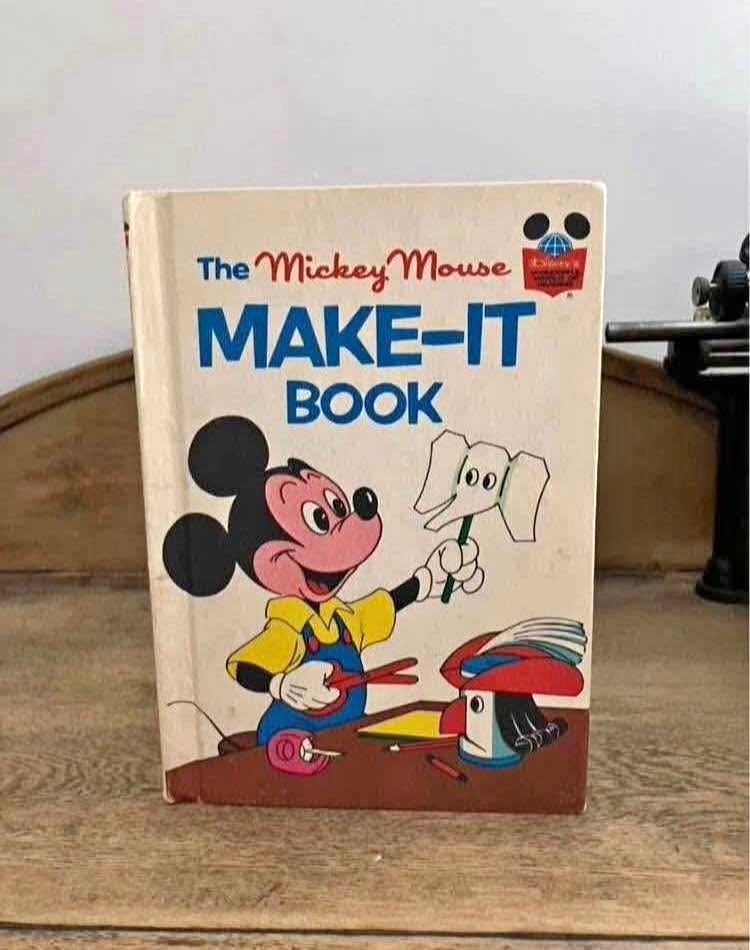 Mickey Mouse Make-It Book 1974