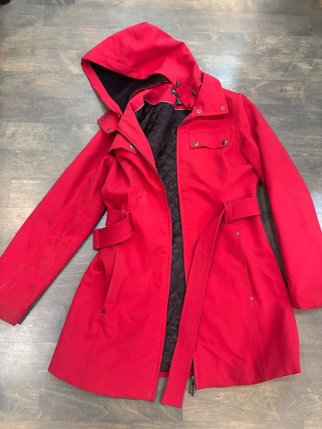 Women’s red Kristen Blake coat size Small thumbnail