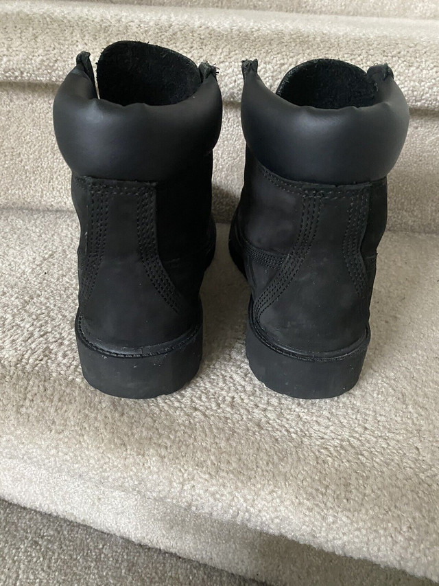 Boys Like New Timberland black boots - Sz 5.5 - $60 - photo 3
