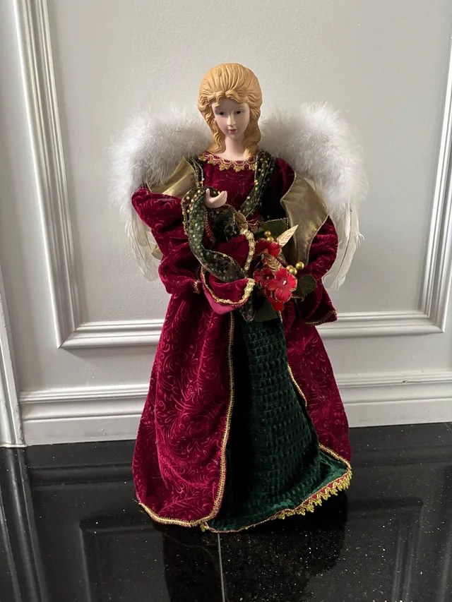 Holiday porcelain angel 2ft tall - $25 thumbnail