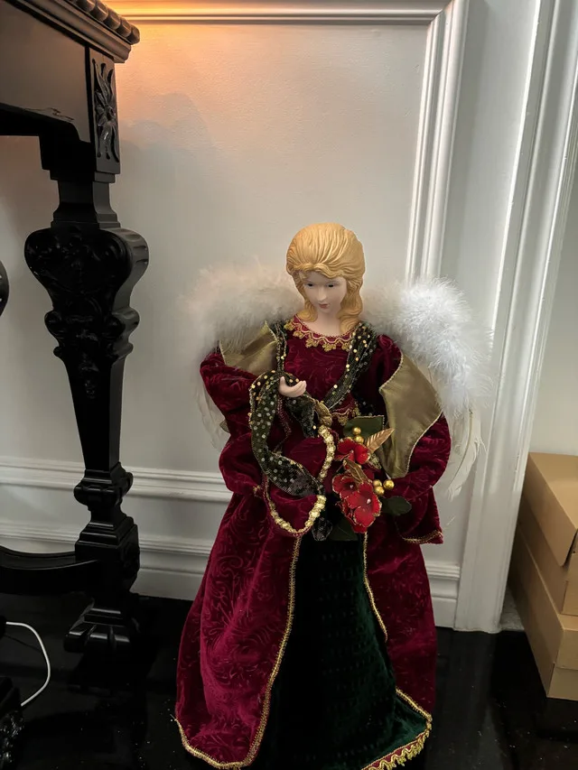 Holiday porcelain angel 2ft tall - $25 image indicator(2)