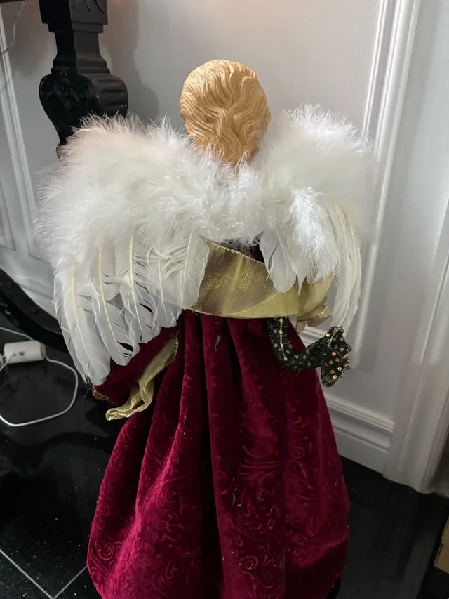 Holiday porcelain angel 2ft tall - $25 image indicator(3)