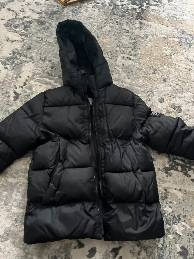Boys black Zara winter coat size 10 -$25 thumbnail