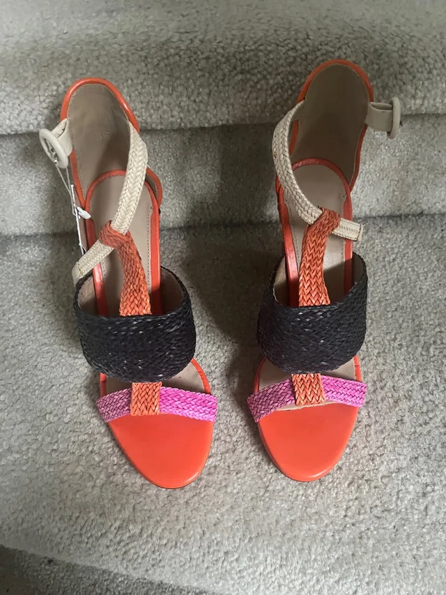 NWT Women’s Zara colourful sandals -  6 1/2 - $35 thumbnail