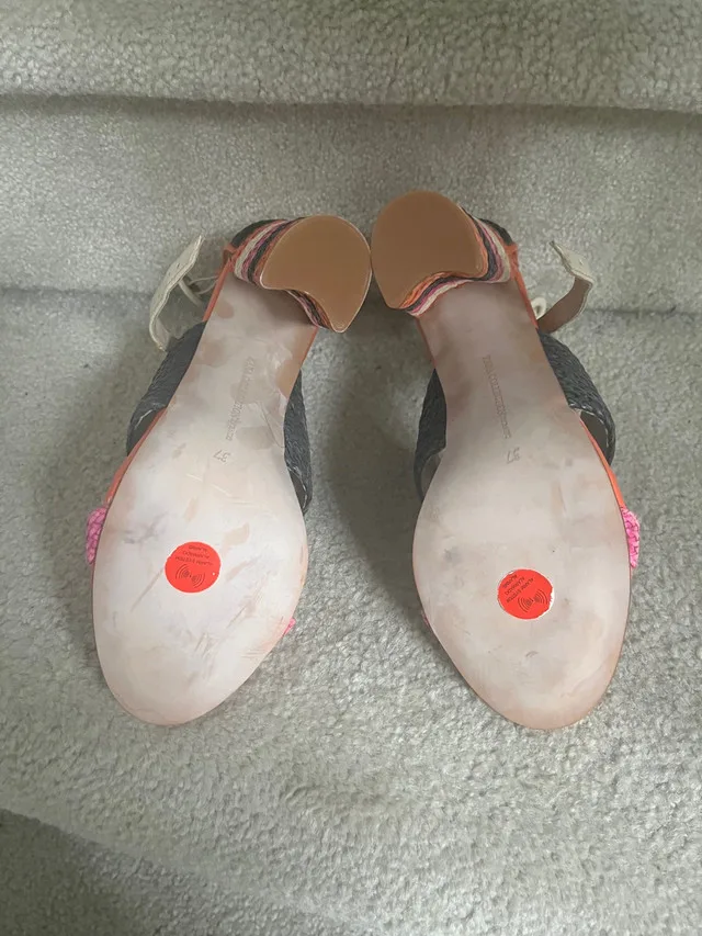 NWT Women’s Zara colourful sandals -  6 1/2 - $35 image indicator(5)