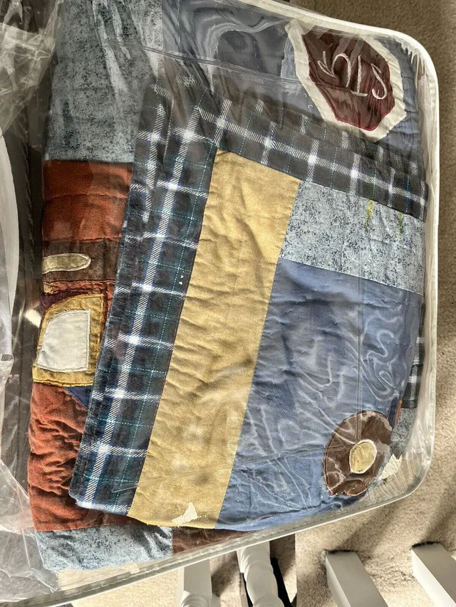 Kids used full/double quilt/comforter 3 piece set - $50 image indicator(2)