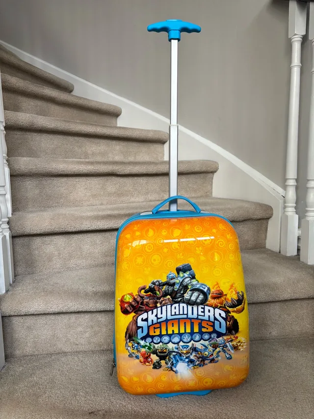 Gently used kids Skylanders luggage carry on thumbnail