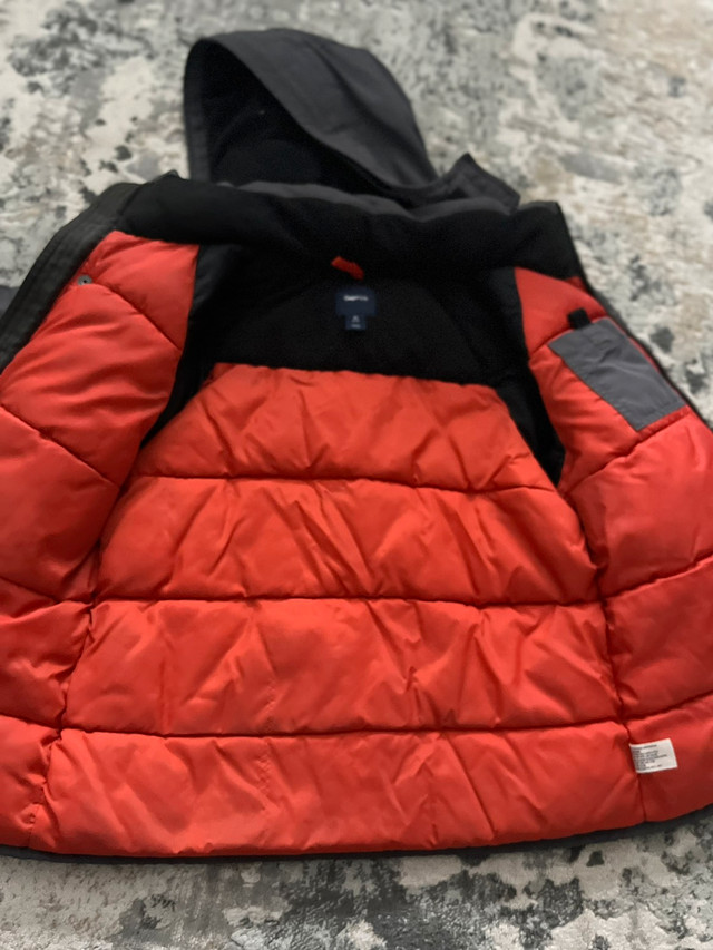Boys Gap grey winter puffer coat size xs -$25 - photo 2