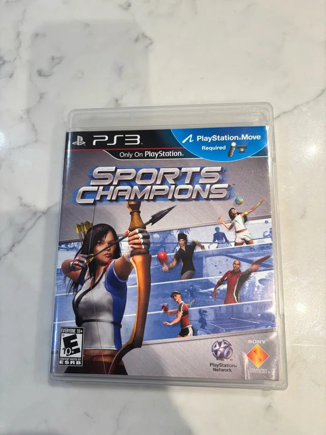 PS3 PlayStation console with Move Sports champions Bundle image indicator(7)