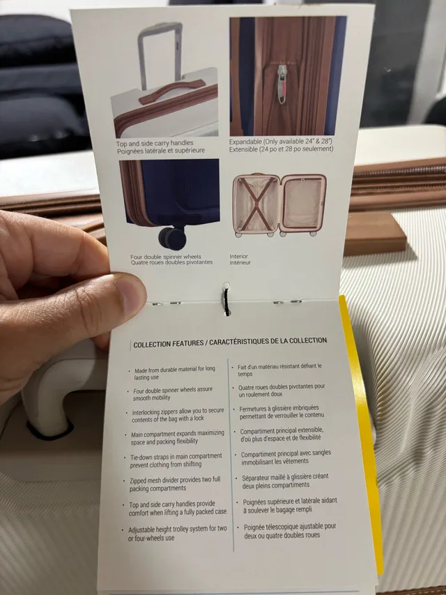 Set of brand New Delsey Paris Brigette luggage - $500 image indicator(7)