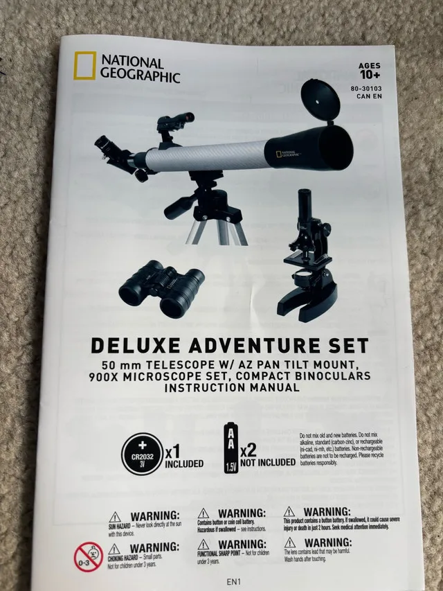 new in box National Geographic Deluxe Adventure Set -$80 image indicator(6)