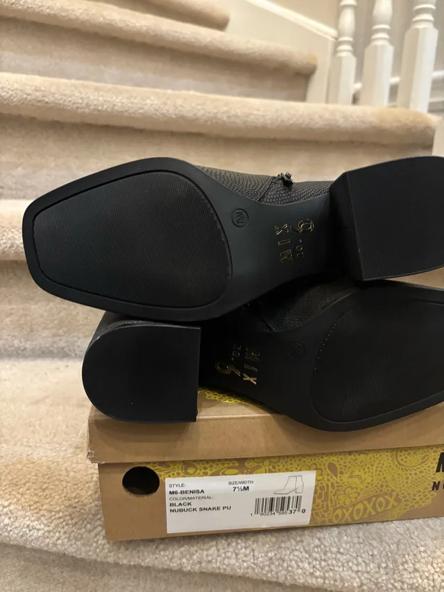 BNIB Women’s Mix No.6 black booties size 7.5 -$50 image indicator(4)