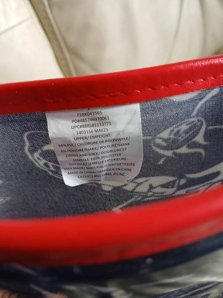 Joe Fresh size 1 hockey rain boots image indicator(4)