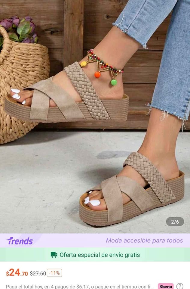 Sandalias Mujer #7.5
