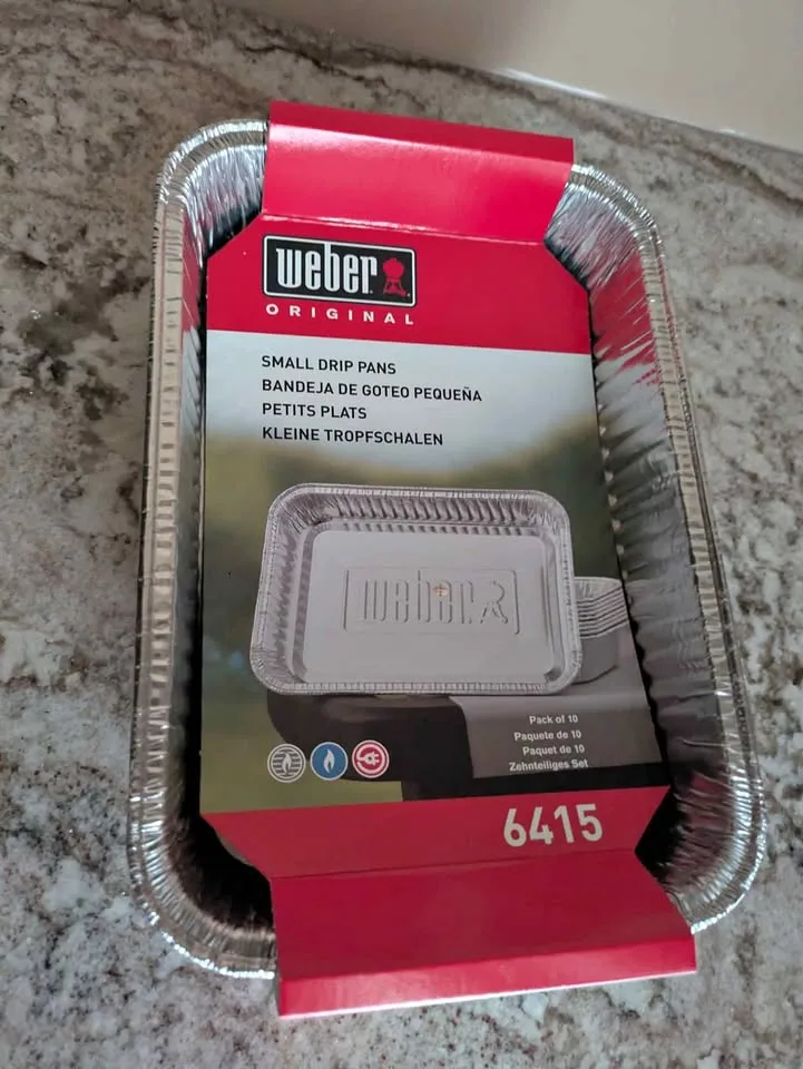 NEW Weber Small Drip Pans 10 Pack thumbnail