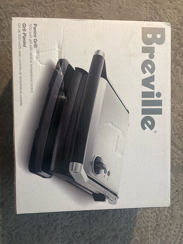 Breville panini grill