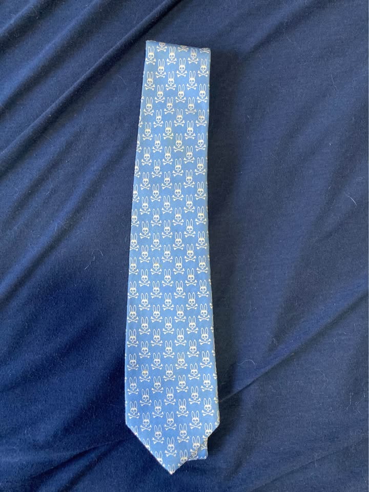 Blue Psycho Bunny tie - photo 5